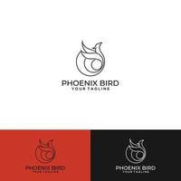 Phoenix Bird Logo vector