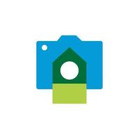 real estate logo , home tech logo vector