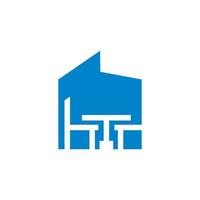 interior logo , abstract house logo vector