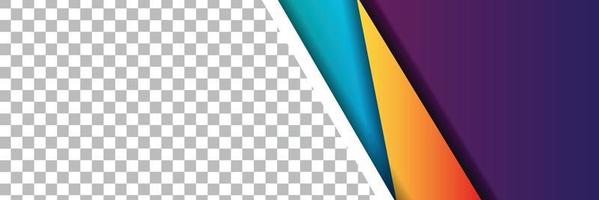 set banner background template with modern shape free vector art