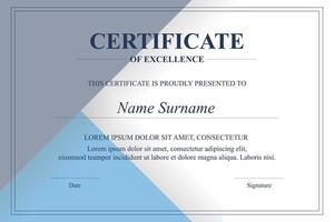 Creative Certificate of Appreciation Award Template vector