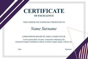 Creative Certificate of Appreciation Award Template vector