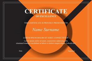 Creative Certificate of Appreciation Award Template vector