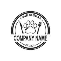 logotipo de cuidado de mascotas, vector de logotipo veterinario