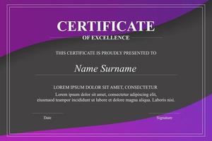 Creative Certificate of Appreciation Award Template vector