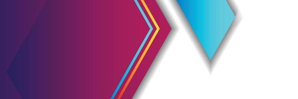 set banner background template with modern shape free vector art