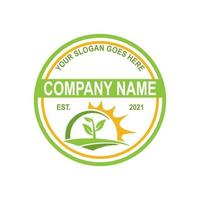 farm logo , nature logo vector