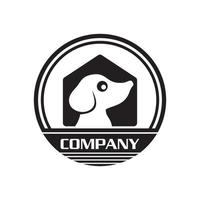 logotipo de la casa de mascotas, logotipo veterinario vector