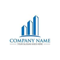 financial logo , chart logo vector