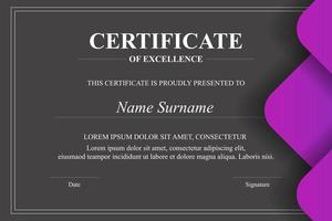 Creative Certificate of Appreciation Award Template vector