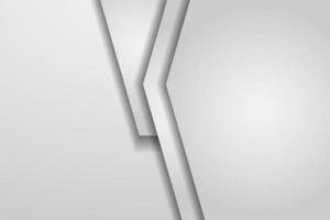 fondo blanco abstracto con diseño moderno gris vector