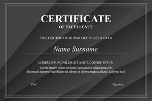 Creative Certificate of Appreciation Award Template vector