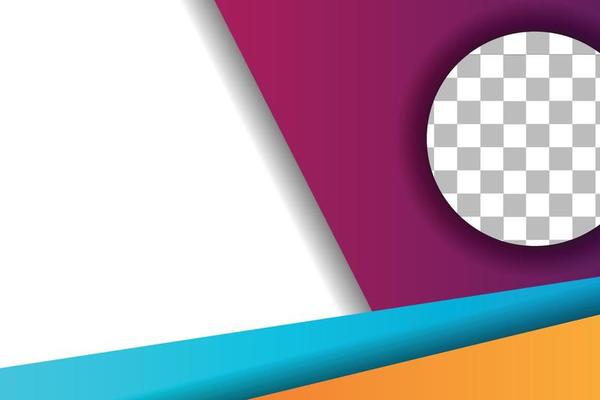 set banner background template with modern shape free vector art