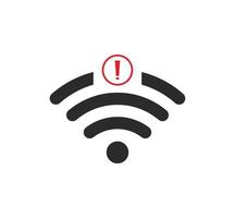 no wi-fi connection icon, no Wifi wireless icon vector