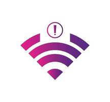 no wi-fi connection icon, no Wifi wireless icon vector