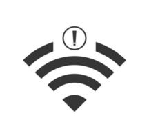 no wi-fi connection icon, no Wifi wireless icon vector