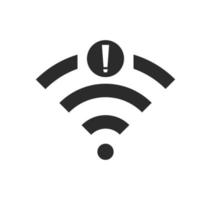 no wi-fi connection icon, no Wifi wireless icon vector