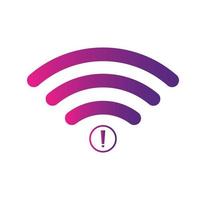 no Wifi wireless icon vector. no wi-fi connection icon.  No wireless connections vector