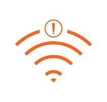 no wi-fi connection icon, no Wifi wireless icon vector