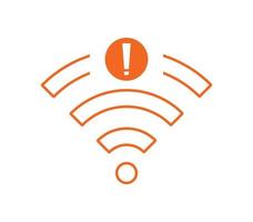 no wi-fi connection icon, no Wifi wireless icon vector
