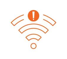 no wi-fi connection icon, no Wifi wireless icon vector