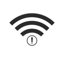 no wi-fi connection icon, no Wifi wireless icon vector