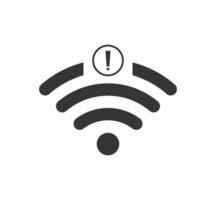 no wi-fi connection icon, no Wifi wireless icon vector
