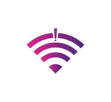 No wireless connections, no wifi icon sign vector