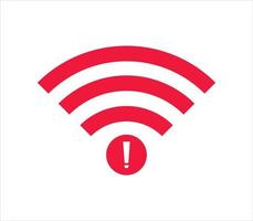 no wi-fi connection icon, no Wifi wireless icon vector