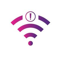 no wi-fi connection icon, no Wifi wireless icon vector