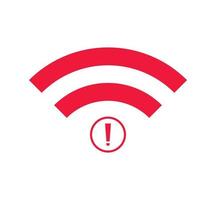 no wi-fi connection icon, no Wifi wireless icon vector