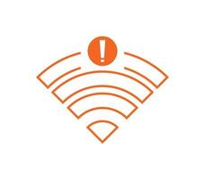 no wi-fi connection icon, no Wifi wireless icon vector