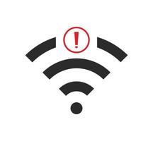 no wi-fi connection icon, no Wifi wireless icon vector