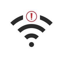 no wi-fi connection icon, no Wifi wireless icon vector