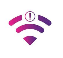 no wi-fi connection icon, no Wifi wireless icon vector