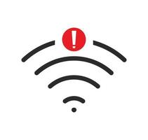 no wi-fi connection icon, no Wifi wireless icon vector