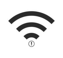no wi-fi connection icon, no Wifi wireless icon vector