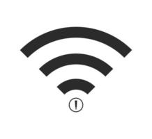 no wi-fi connection icon, no Wifi wireless icon vector