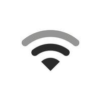 Wifi signal icon sign vector black color