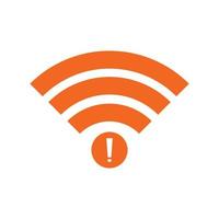 no Wifi wireless icon vector. no wi-fi connection icon.  No wireless connections vector