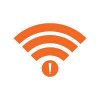 no Wifi wireless icon vector. no wi-fi connection icon.  No wireless connections vector