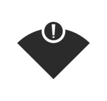 no wi-fi connection icon, no Wifi wireless icon vector