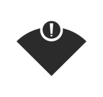 no wi-fi connection icon, no Wifi wireless icon vector