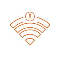 no wi-fi connection icon, no Wifi wireless icon vector