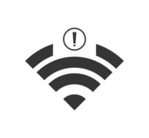 no wi-fi connection icon, no Wifi wireless icon vector
