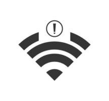 no wi-fi connection icon, no Wifi wireless icon vector