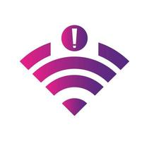 no wi-fi connection icon, no Wifi wireless icon vector