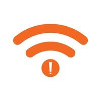 no Wifi wireless icon vector. no wi-fi connection icon.  No wireless connections vector