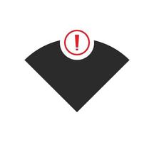 no wi-fi connection icon, no Wifi wireless icon vector
