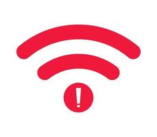 no wi-fi connection icon, no Wifi wireless icon vector
